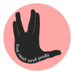 Vulcan Objectivist Stickers