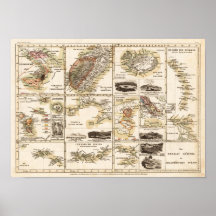 Vulcanos dans l'Océan Atlantique Meyer, Joseph 185 Poster