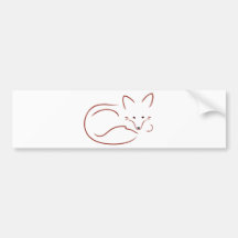 Vulpes Vulpes Bumper Stickers