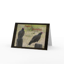 Vulture Birthday Card