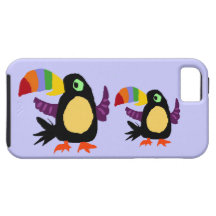 VW- Funny Toucan Bird Primitive Art Case For The iPhone 5