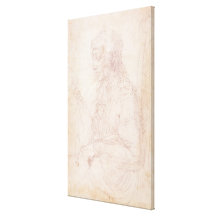 W.40 Sketch of a female figure Canvas Print