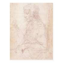 W.40 Sketch of a female figure postcards