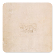 W.54 Study of a dragon Sticker