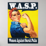 W.A.S.P. - Women Against Sarah Palin posters