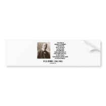 W.E.B. Dubois Theory Of Democratic Government Bumper Sticker