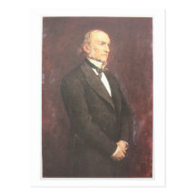 W.E. Gladstone by Millais Postcard