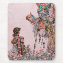 W Heath Robinson Illustration Bill the Minder Mouse Pads