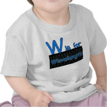 W is for Wavelength Tee Shirts