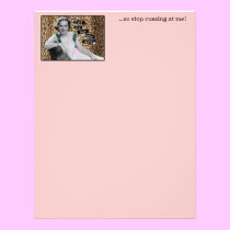 W-O-R-K - stop cussing! letterhead