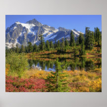 WA, Heather Meadows Recreation Area, Mt. 2 Print