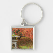 WA, Seattle, Washington Park Arboretum, Japanese 2 Keychain