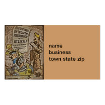 WAAF Recruitment Business Cards