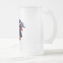 WABX Air Ace Beer Frosted Mug