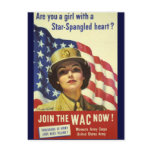 WAC recruiting Poster Post Cards