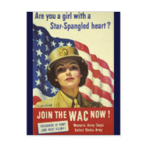 WAC recruiting Poster Post Cards