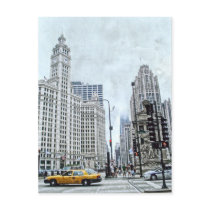 Wacker Dr. Chicago Postcard