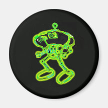 Wacky Smacky ! Robot MagNEAT-O ! Refrigerator Magnet