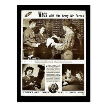Wacs With The Army Air Forces Post Cards