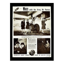 Wacs With The Army Air Forces Post Cards