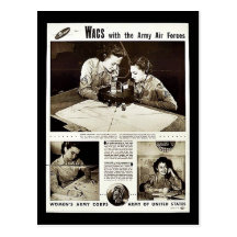 Wacs With The Army Air Forces Postcard