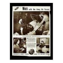 Wacs With The Army Air Forces Postcard