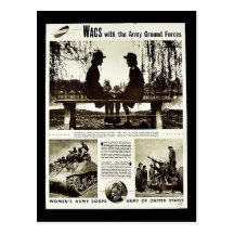 Wacs With The Army Ground Forces Postcard