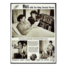 Wacs With The Army Service Forces Post Cards