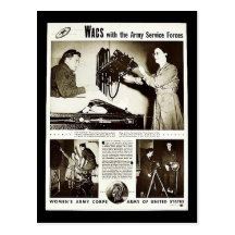 Wacs With The Army Service Forces Postcard