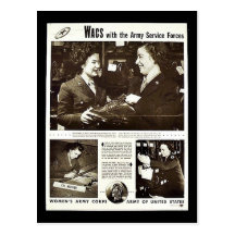 Wacs With The Army Service Forces Postcards