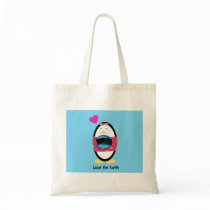 Waddles Loves the Earth Tote Bag