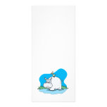 wading hippo and silly bird custom rack cards