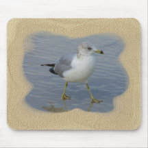 Wading Seagull 1 Mousepad