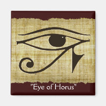 WADJET EYE OF HORUS on Papyrus Gift Series Fridge Magnets