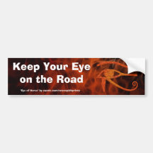 WADJET EYE OF HORUS Road Safety Bumper Sticker