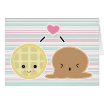 waffle and ice cream love cards