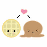 waffle and ice cream love photo cut out