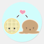 waffle and ice cream love sticker