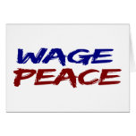 Wage Peace cards