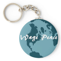 Wage Peace Key Chain