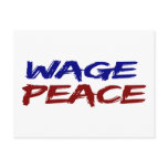 Wage Peace postcards