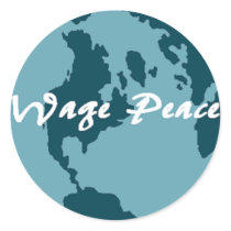 Wage Peace Stickers