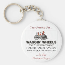 Waggin' Wheels Key Chain