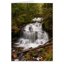 Wagner Falls Greeting Card