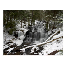 Wagner Falls In Winter-postcardcopy