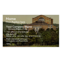 Wagner's theatre (i.e. Festspielhaus), Bayreuth, B Business Card