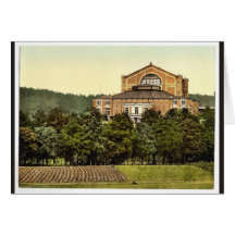 Wagner's theatre (i.e. Festspielhaus), Bayreuth, B Card