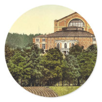 Wagner's theatre (i.e. Festspielhaus), Bayreuth, B stickers