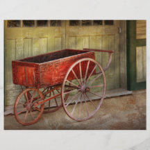 Wagon - That old red wagon Personalized Flyer