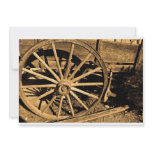 Wagon Wheel invitation